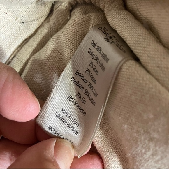 Mark & Graham honey leather bag large shoulder bag - Picture 11 of 16